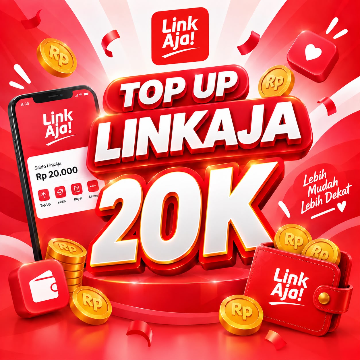 Topup LinkAja 20K