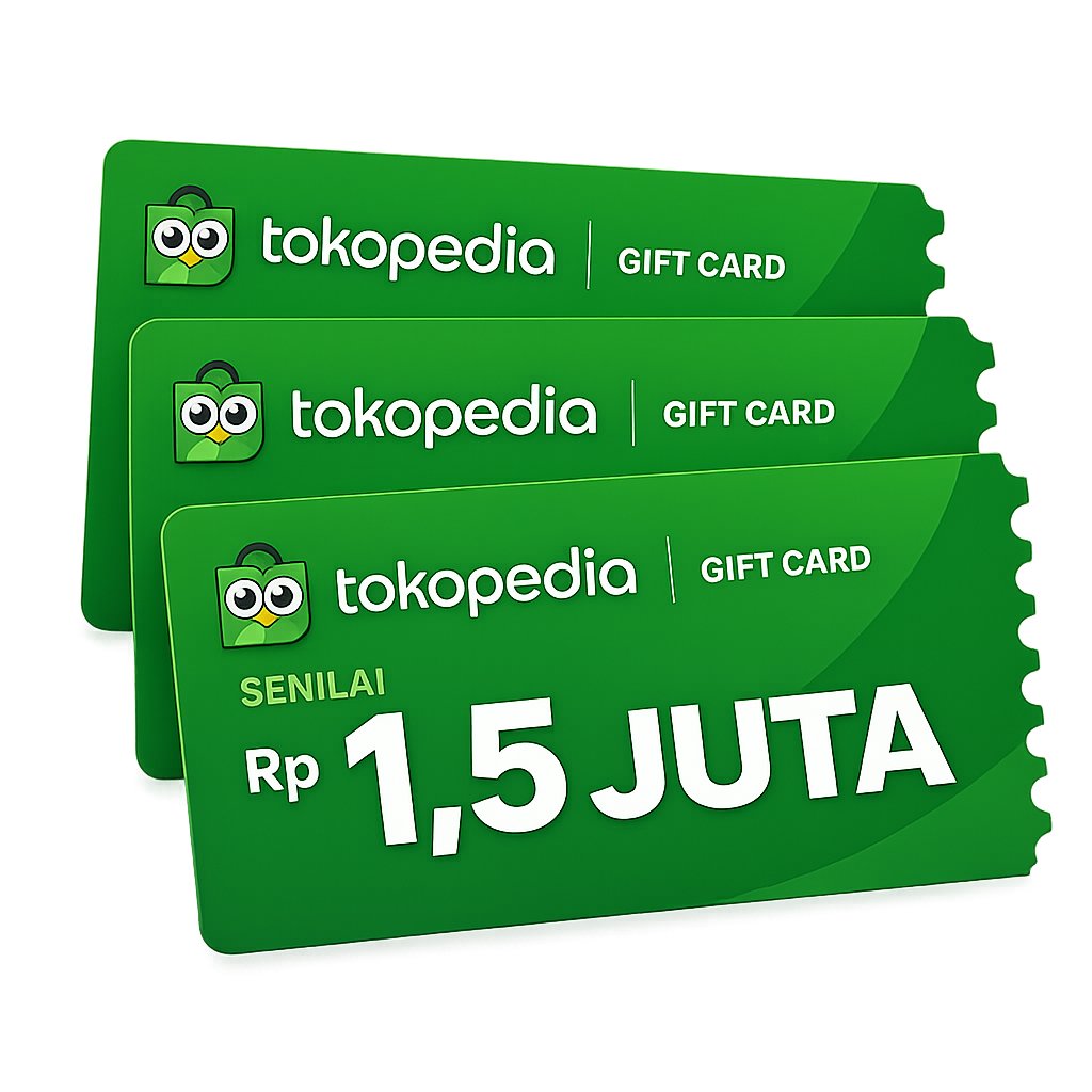 Tokopedia Gift Card Rp1.500.000