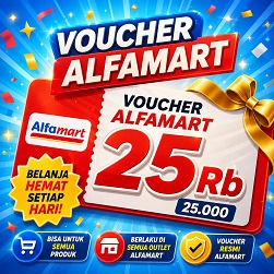 Voucher Alfamart 25rb