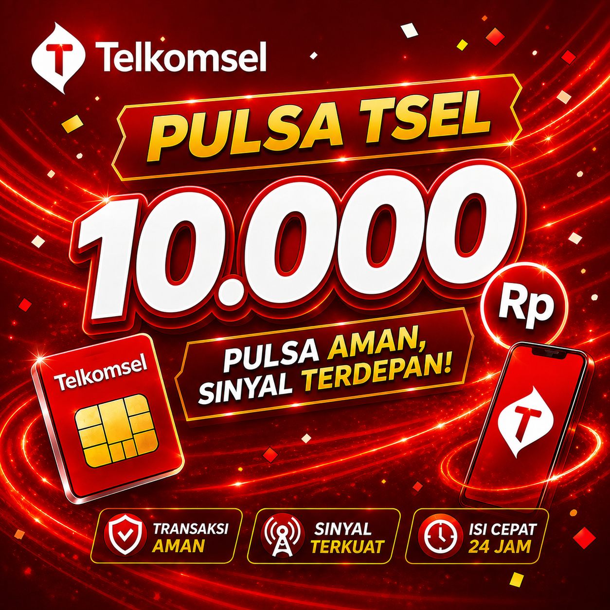 10K Pulsa Telkomsel
