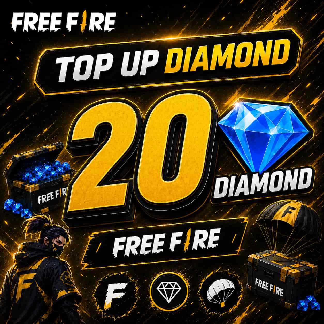 Free Fire 20 Diamond