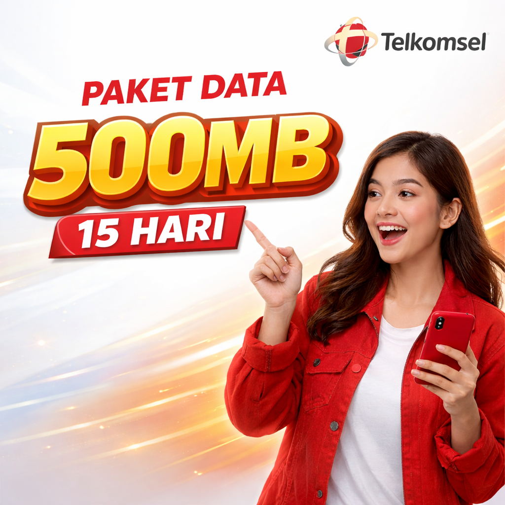 500MB TSEL Paket Data 15 Hari