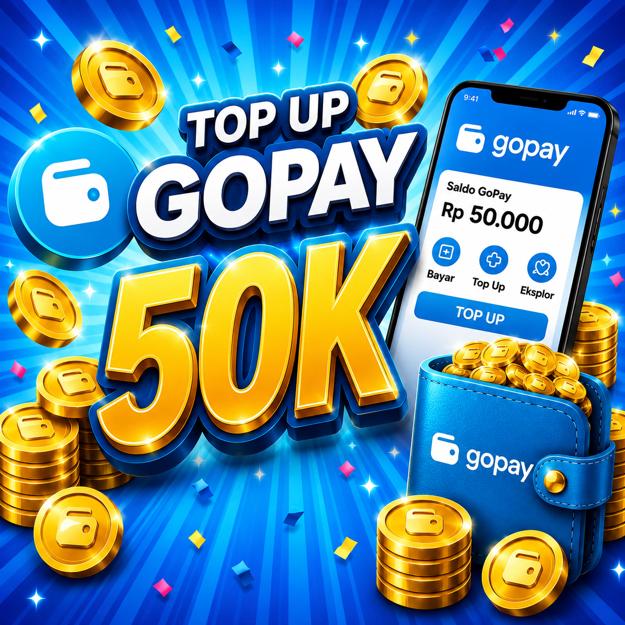Topup GoPay 50K