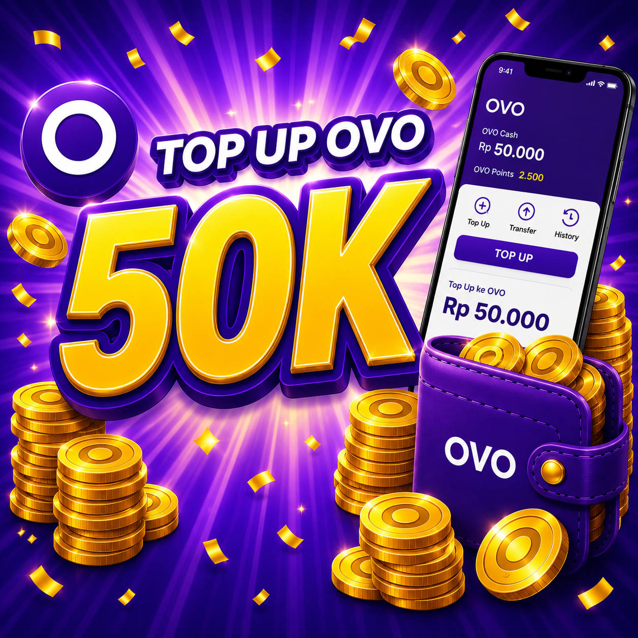 Topup OVO 50K