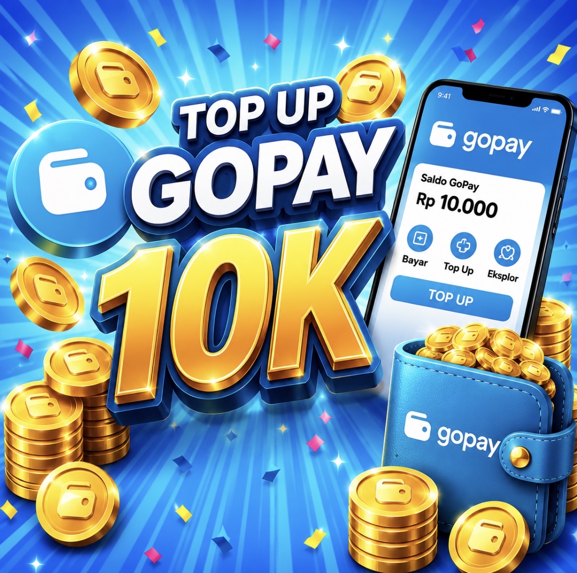 Topup GoPay 10K