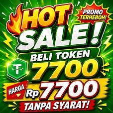 Hot SALE! 7700 Token+ Ekslusif Konten 2 Hari