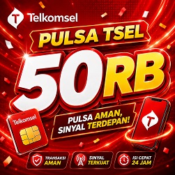 50K Pulsa Telkomsel
