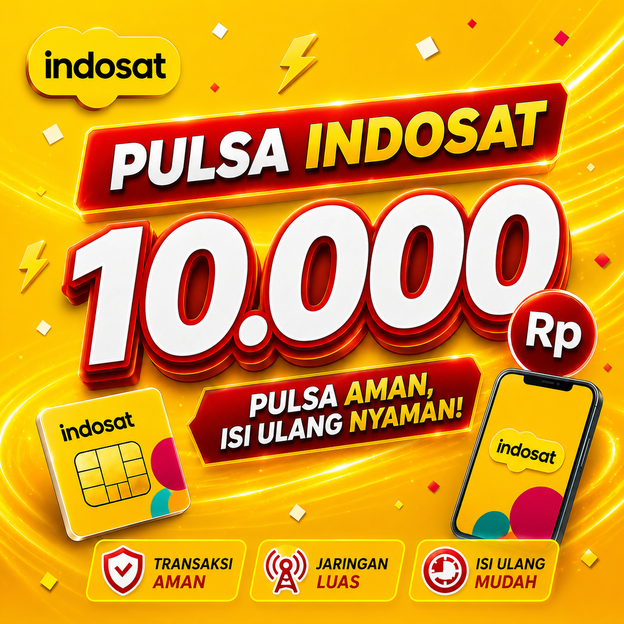 10K Pulsa Indosat