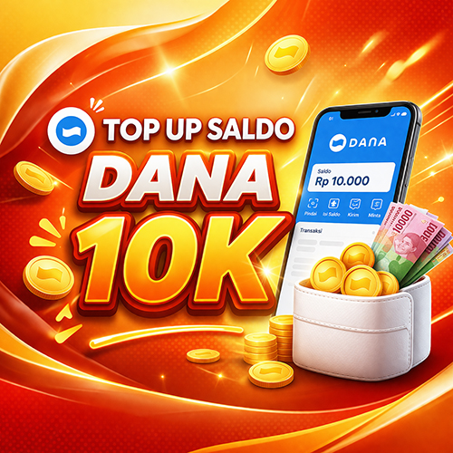 Topup Dana 10K bonus 7000 token