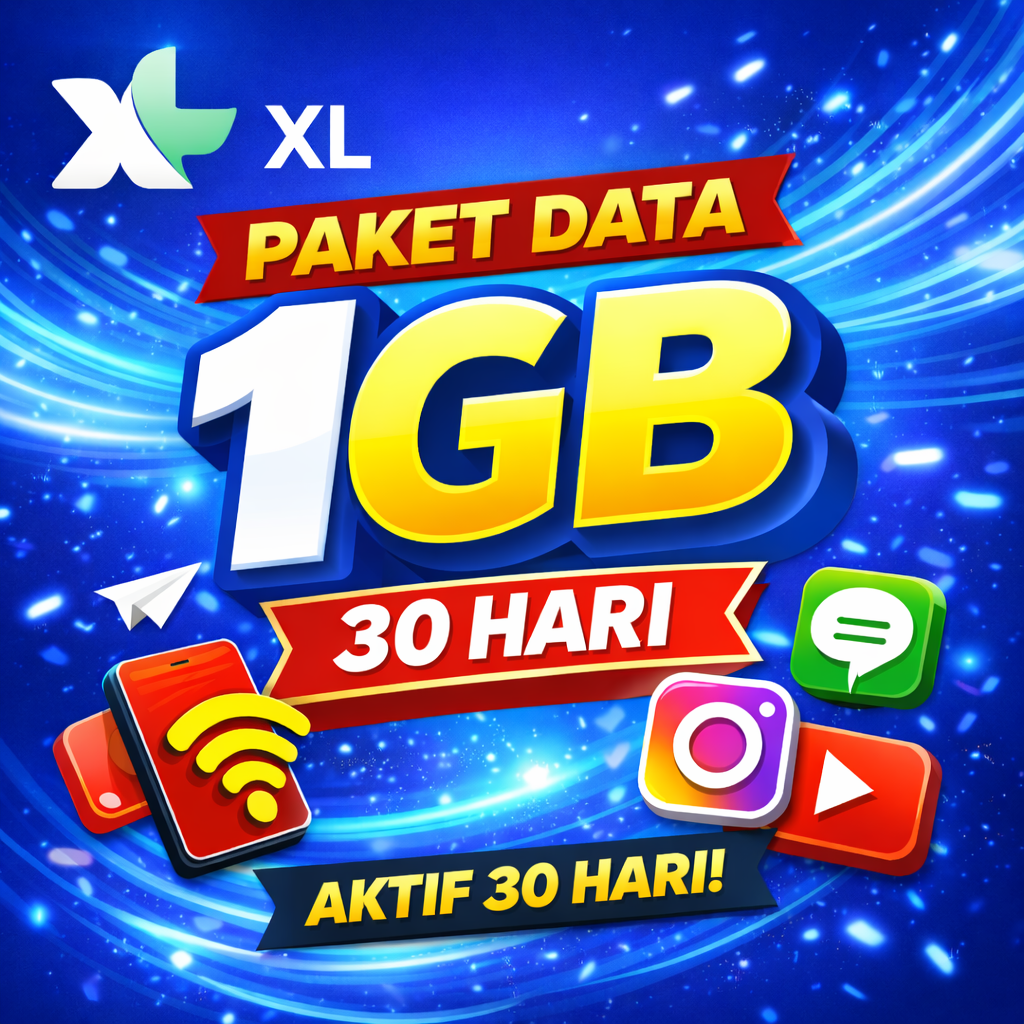 1GB XL Kuota 30 Hari